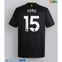 Maglie da calcio Manchester United Leny Yoro #15 Terza Maglia 2025-26 Manica Corta